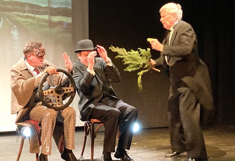 Jerry Radburn, Murray Lindo, and David Stacey appear in Jeeves and Wooster in Perfect Nonsense at Wokingham Theatre from January 18 to January 27. Picture: Emma Merchant