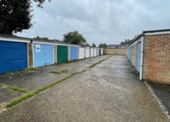 The garage in Woodley.