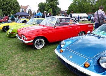 Classic cars at last year's Wokingham Lions Club's Charity Classic Car Show. The event this year will take place on Saturday, June 15. Picture: WLC