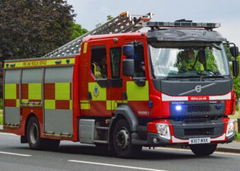 The derelict property on Thurso Close was attended by fire crewes on Monday, May 29, after a fire broke out on the first floor. Picture: Steve Smyth