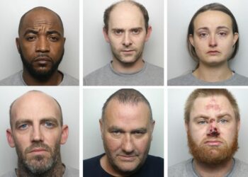 Top row from left: Jacob Peters, Kenneth Brittain, Katie, Lee. Bottom row: Benjamin Phillips, Mark Dyson, Danny Walker
