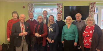 Wokingham United Charities seeks new volunteers to join its Board of Trustees, seen here at a Christmas lunch at the charity's almshouses at Westende in Wokingham. Picture WUC