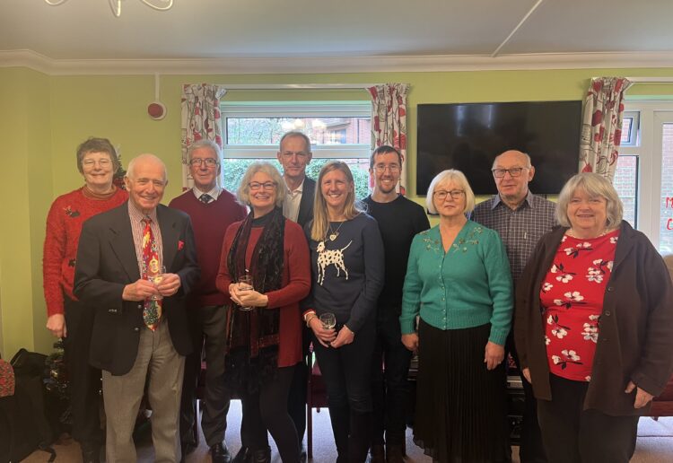 Wokingham United Charities seeks new volunteers to join its Board of Trustees, seen here at a Christmas lunch at the charity's almshouses at Westende in Wokingham. Picture WUC