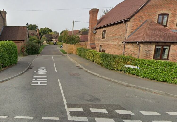 Hill View in Spencers Wood. Image: Google.