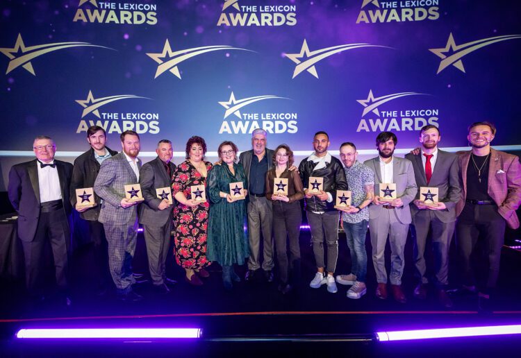 The Lexicon Award Winners with Rob Morris, general manager at The Lexicon (left) and Cllr Paul Bidwell, executive member for economic development and regeneration (centre). Pic: Stewart Turkington.