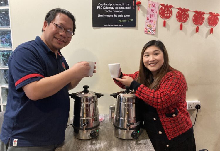Celebrating Lunar New Year with Chinese tea at FBC. Picture: Emma Merchant