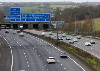 The M25 is one of the motorways in the south east Picture: Via ORR