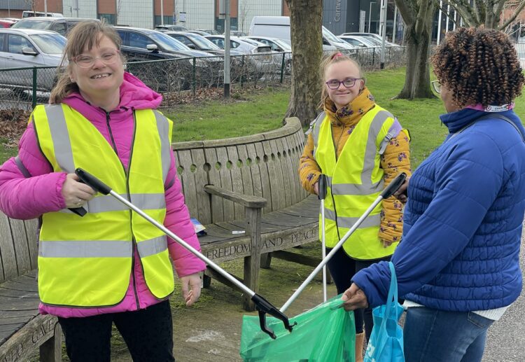CLASP's Clean Up Crew have been keeping Wokingham tidy with their sponsored walk and litter pick. Picture: CLASP