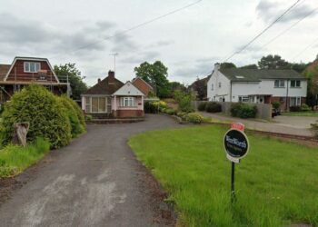 Permission has been granted to replace the home with two semi-detached properties. Credit: Google Maps.