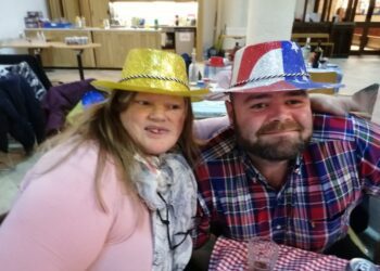 Members of CLASP Wokingham enjoyed a barn dance at All Saints Church's newly refurbished SpaceForAll. Picture: CLASP