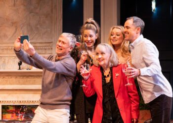 The cast of Closure, a new thriller that received its world premiere at Theatre Royal Windsor Picture: Jack Merriman