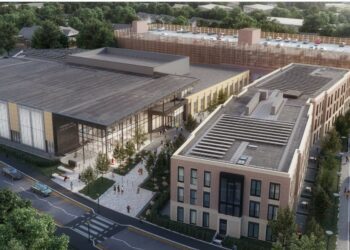 An architect's impression of the Carnival Hub development Picture: HLM Architects