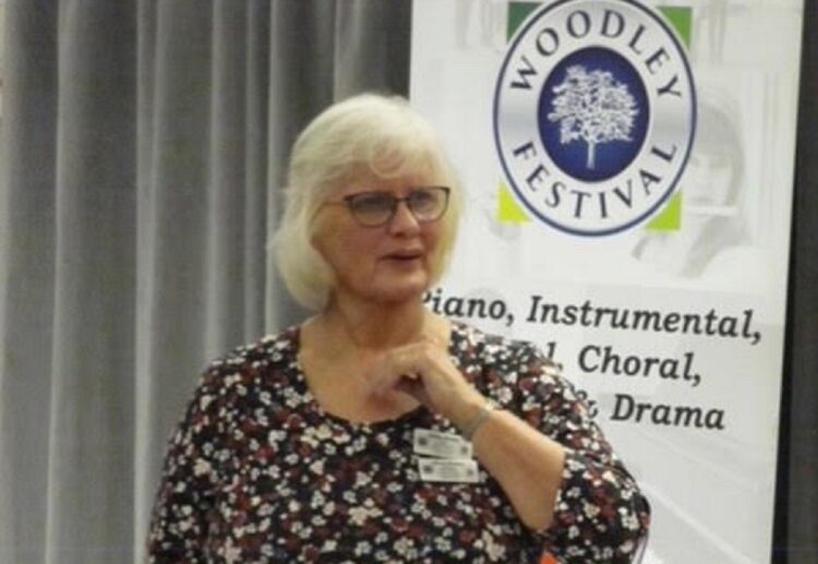 Jenny Brown has served as choral chair of Woodley Festival for more than 20 years. She retires thsi year to be nearer to family in the North of England. Picture: Woodley Festival