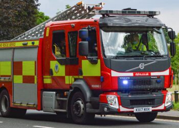 The derelict property on Thurso Close was attended by fire crewes on Monday, May 29, after a fire broke out on the first floor. Picture: Steve Smyth