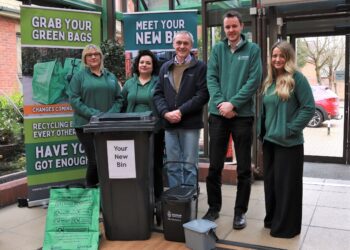 The team with Cllr Ian Shenton. Pic: WBC.