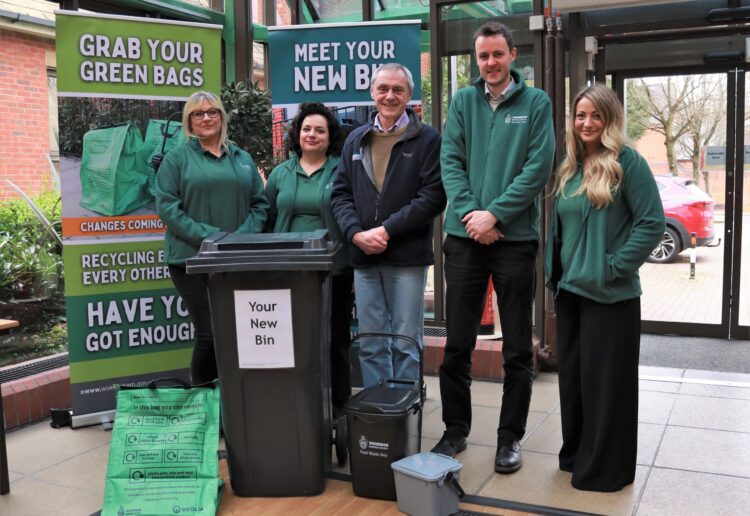 The team with Cllr Ian Shenton. Pic: WBC.