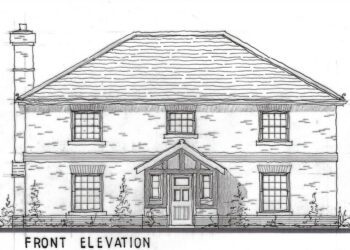 A plan of one of the proposed houses. Pic: WBC.