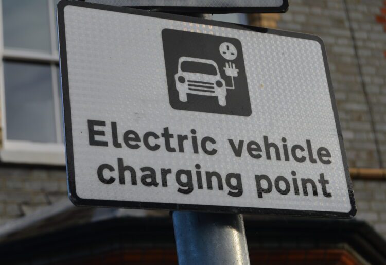 Electric vehicle charging point Picture: Phil Creighton