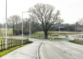 Part of the completed section of the road. Pic: WBC.