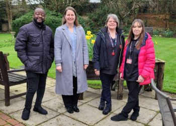 A team of walkers from Sylvian Care Reading and Wokingham has walked a mile a day throughout March. Picture: Sylvian Care