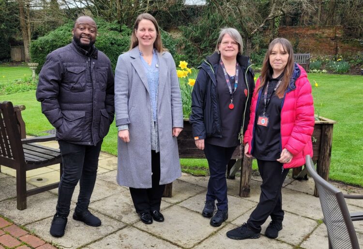 A team of walkers from Sylvian Care Reading and Wokingham has walked a mile a day throughout March. Picture: Sylvian Care