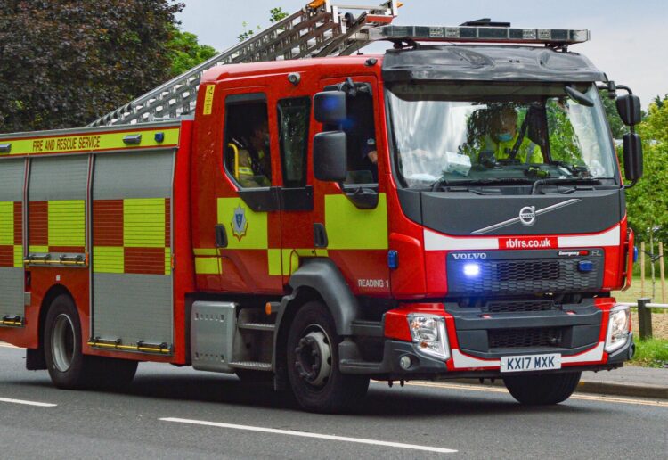 Home Office data compiled by Claims.co.uk shows that Berkshire has the 8th fastest response times for fires as of September last year. Picture: Steve Smyth