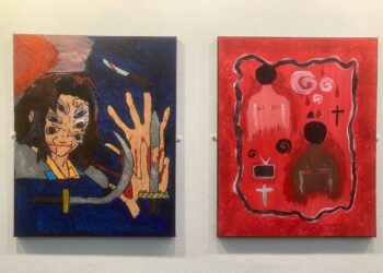 Students from Foundry College have been exhibiting their work at South Hill Park thanks to support from The Arts Society Wokingham