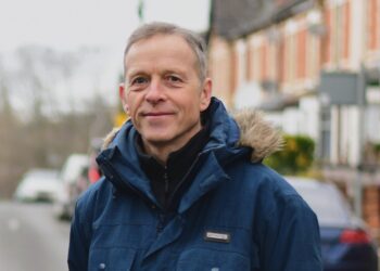 Matt Rodda in Newtown