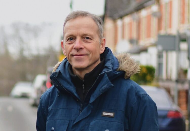 Matt Rodda in Newtown