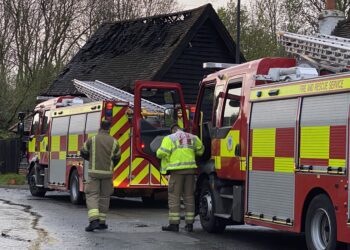 The fire at the Bull at Arborfield