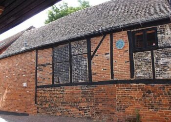 One of the town's old buildings, the former workhouse: Picture: Michael Ford via Wikimedia Commons