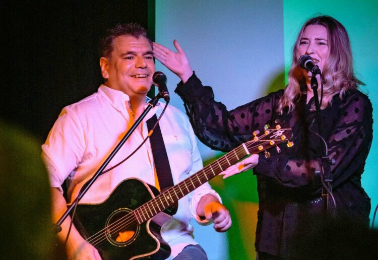 John Mitchell & Leddra Chapman at The Camden Club Picture: Andrew Merritt