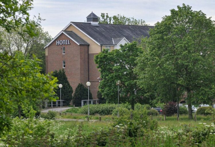 The hotel in Sindlesham.`