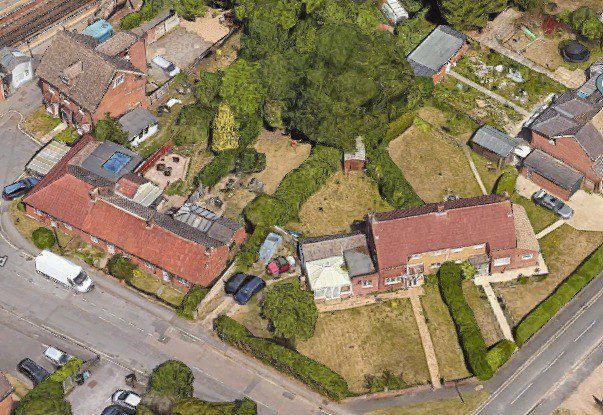 The corner of Compton Close in Earley where two houses could be demolished and replaced with four. Credit: Google.