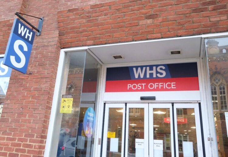 The Post Offce in WH Smiths, Wokingham.