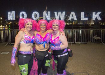 Those who take part are encouraged to wear decorative bras. Picture: Ian Jones