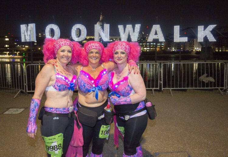 Those who take part are encouraged to wear decorative bras. Picture: Ian Jones