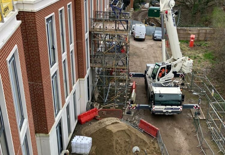 Construction at Carnival hub. Pic: WBC.