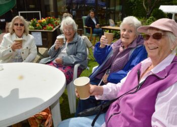 Visitors enjoyed sunshine at last years's Wade summer fair.