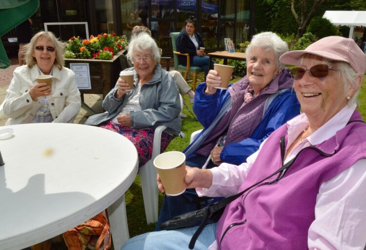 Visitors enjoyed sunshine at last years's Wade summer fair.