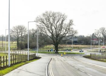 Part of the completed section of the road. Pic: WBC.