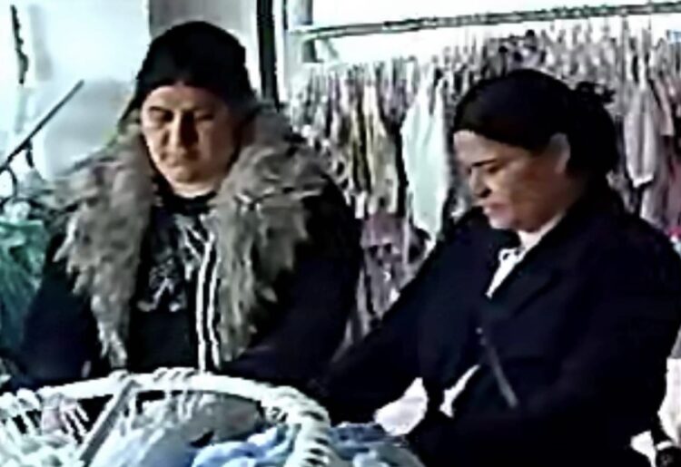 An image published by the business on social media of two people it believes may have information about the incident.