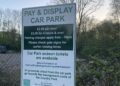 The car park at `Dinton Pastures Country Park. Pic: Phil Creighton.
