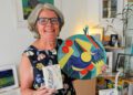 Wokingham Art Trail in 2021: Christine Morgan with her various artworks Picture: Steve Smyth