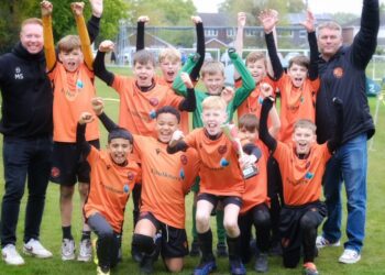 Wokingham & Emmbrook Wolves unde-11s. Pic: Andrew Batt.