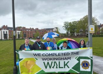 Members of a self advocacy group for people with learning disabilities in the Wokingham borough took part in the Wokingham Walk for the first time. Picture: CLASP Wokingham