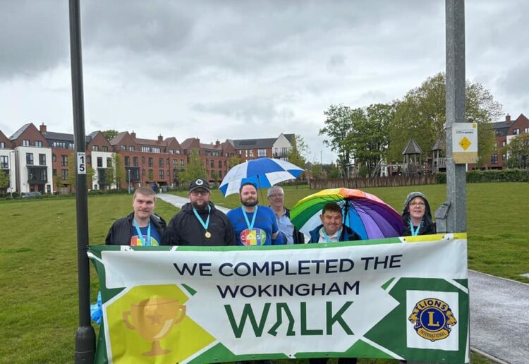 Members of a self advocacy group for people with learning disabilities in the Wokingham borough took part in the Wokingham Walk for the first time. Picture: CLASP Wokingham