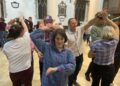 Members of CLASP Wokingham enjoyed a barn dance at All Saints Church's newly refurbished SpaceForAll. Picture: CLASP