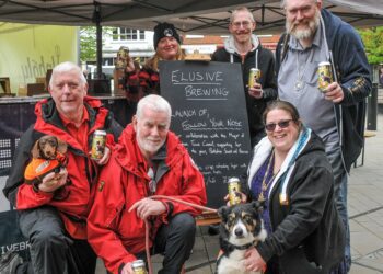 A special beer created by Elusive to raise funds for charity. Pic: Steve Smuth.