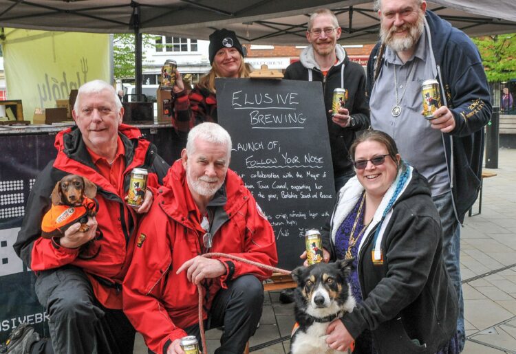 A special beer created by Elusive to raise funds for charity. Pic: Steve Smuth.